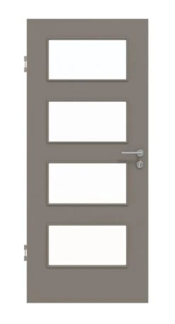 HÖRMANN Innentür Taupe RAL 7048 Lack ProLine Mit Lichtausschnitt LA-9