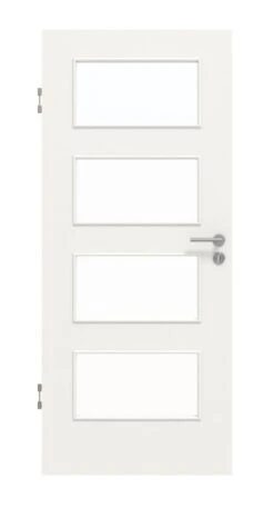 HÖRMANN Innentür Verkehrsweiß RAL 9016 Mattlack ProLine Mit Lichtausschnitt LA 9