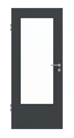 HÖRMANN Innentür Anthrazit RAL 7016 Lack ProLine Mit Lichtausschnitt LA-DIN
