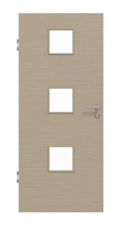 HÖRMANN Innentür Schiefer Taupe Duradecor Proline Concepto Mit Lichtausschnitt LA 10