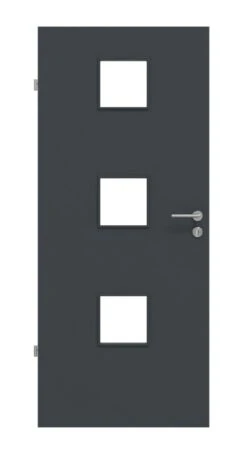 HÖRMANN Innentür Ultramatt Anthrazit Duradecor Proline Concepto Mit Lichtausschnitt LA 10