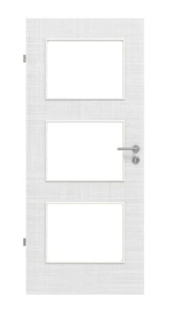 HÖRMANN Innentür Leinen Weiß Duradecor Proline Concepto Mit Lichtausschnitt LA 11