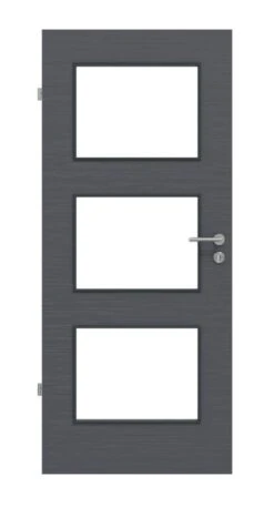 HÖRMANN Innentür Schiefer Anthrazit Duradecor Proline Concepto Mit Lichtausschnitt LA 11