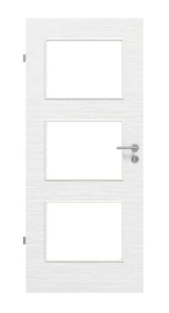 HÖRMANN Innentür Schiefer Weiß Duradecor Proline Concepto Mit Lichtausschnitt LA 11