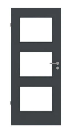 HÖRMANN Innentür Ultramatt Anthrazit Duradecor Proline Concepto Mit Lichtausschnitt LA 11