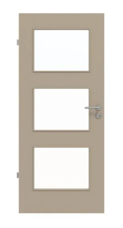 HÖRMANN Innentür Ultramatt Taupe Duradecor Proline Concepto Mit Lichtausschnitt LA 11