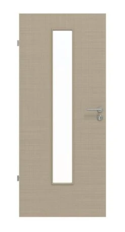HÖRMANN Innentür Leinen Taupe Duradecor Proline Concepto Mit Lichtausschnitt LA 24