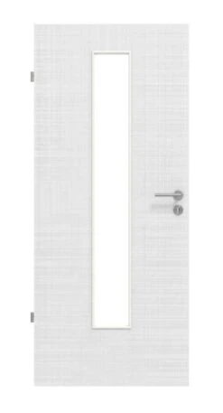 HÖRMANN Innentür Leinen Weiß Duradecor Proline Concepto Mit Lichtausschnitt LA 24
