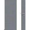 HÖRMANN Innentür Leinen Staubgrau Duradecor Proline Concepto Mit Lichtausschnitt LA 24 Schlossseitig