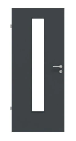 HÖRMANN Innentür Ultramatt Anthrazit Duradecor Proline Concepto Mit Lichtausschnitt LA 24