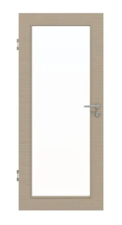 HÖRMANN Innentür Schiefer Taupe Duradecor Proline Concepto Mit Lichtausschnitt LA 27