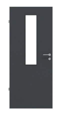 HÖRMANN Innentür Ultramatt Anthrazit Duradecor Proline Concepto Mit Lichtausschnitt LA 4