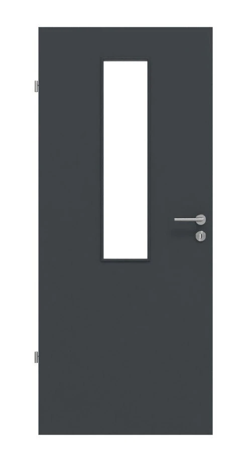 HÖRMANN Innentür Ultramatt Anthrazit Duradecor Proline Concepto Mit Lichtausschnitt LA 4 1 HÖRMANN Innentür Ultramatt Anthrazit Duradecor Proline Concepto Mit Lichtausschnitt LA 4