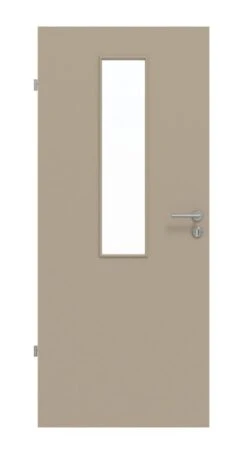 HÖRMANN Innentür Ultramatt Taupe Duradecor Proline Concepto Mit Lichtausschnitt LA 4