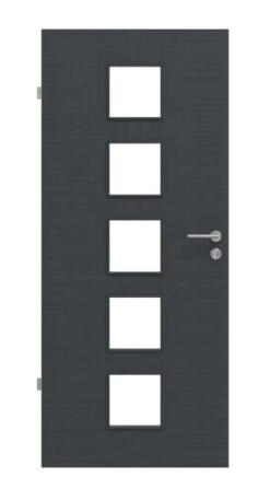 HÖRMANN Innentür Leinen Anthrazit Duradecor Proline Concepto Mit Lichtausschnitt LA 5