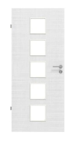 HÖRMANN Innentür Leinen Weiß Duradecor Proline Concepto Mit Lichtausschnitt LA 5
