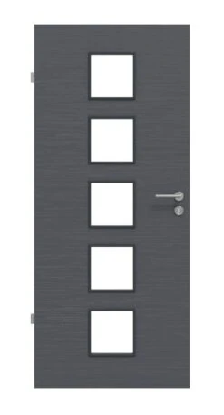 HÖRMANN Innentür Schiefer Anthrazit Duradecor Proline Concepto Mit Lichtausschnitt LA 5