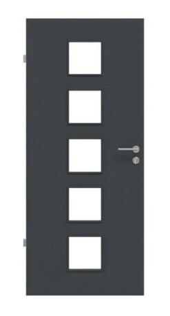 HÖRMANN Innentür Ultramatt Anthrazit Duradecor Proline Concepto Mit Lichtausschnitt LA 5