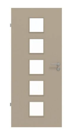 HÖRMANN Innentür Ultramatt Taupe Duradecor Proline Concepto Mit Lichtausschnitt LA 5