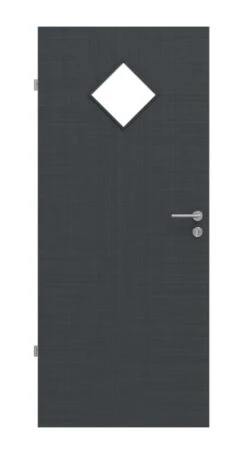 HÖRMANN Innentür Leinen Anthrazit Duradecor Proline Concepto Mit Lichtausschnitt LA 6