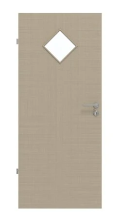HÖRMANN Innentür Leinen Taupe Duradecor Proline Concepto Mit Lichtausschnitt LA 6