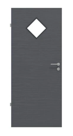 HÖRMANN Innentür Schiefer Anthrazit Duradecor Proline Concepto Mit Lichtausschnitt LA 6
