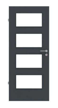 HÖRMANN Innentür Ultramatt Anthrazit Duradecor Proline Concepto Mit Lichtausschnitt LA 9
