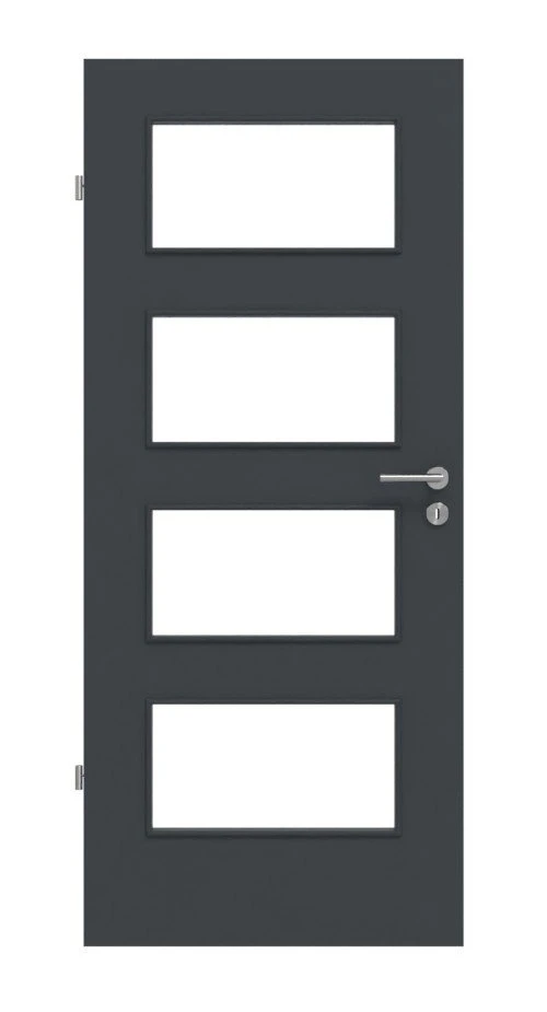 HÖRMANN Innentür Ultramatt Anthrazit Duradecor Proline Concepto Mit Lichtausschnitt LA 9 1 HÖRMANN Innentür Ultramatt Anthrazit Duradecor Proline Concepto Mit Lichtausschnitt LA 9