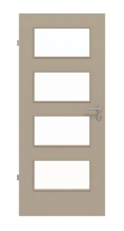 HÖRMANN Innentür Ultramatt Taupe Duradecor Proline Concepto Mit Lichtausschnitt LA 9