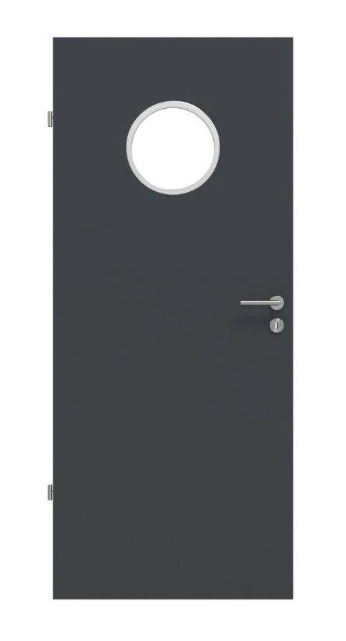HÖRMANN Innentür Ultramatt Anthrazit Duradecor Proline Concepto Mit Lichtausschnitt LA Bullauge 1 HÖRMANN Innentür Ultramatt Anthrazit Duradecor Proline Concepto Mit Lichtausschnitt LA Bullauge