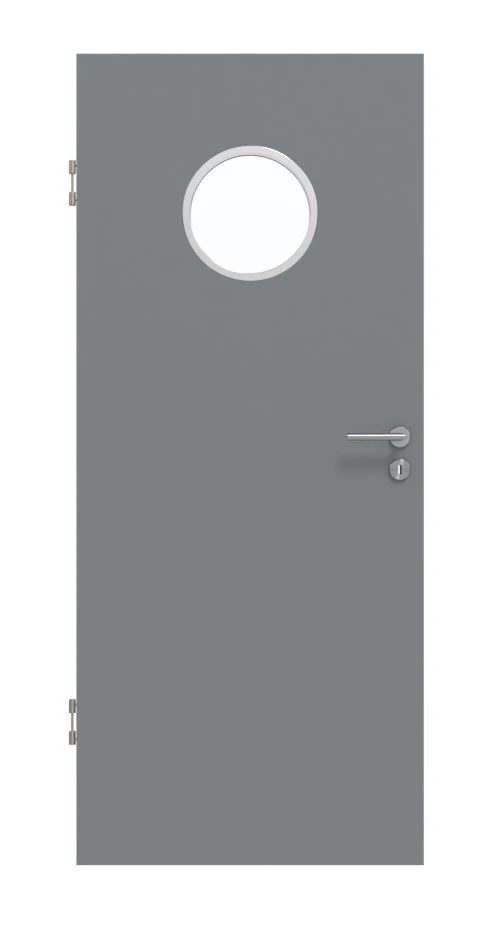 HÖRMANN Innentür Ultramatt Staubgrau Duradecor Proline Concepto Mit Lichtausschnitt LA Bullauge 1 HÖRMANN Innentür Ultramatt Staubgrau Duradecor Proline Concepto Mit Lichtausschnitt LA Bullauge