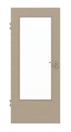 HÖRMANN Innentür Schiefer Taupe Duradecor Proline Concepto Mit Lichtausschnitt LA-DIN