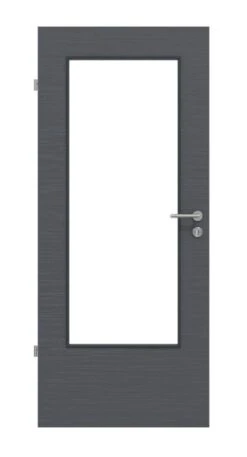 HÖRMANN Innentür Schiefer Anthrazit Duradecor Proline Concepto Mit Lichtausschnitt LA-DIN