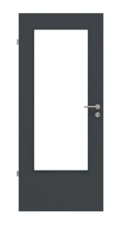 HÖRMANN Innentür Ultramatt Anthrazit Duradecor Proline Concepto Mit Lichtausschnitt LA-DIN