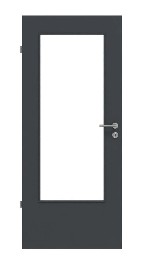 HÖRMANN Innentür Ultramatt Anthrazit Duradecor Proline Concepto Mit Lichtausschnitt LA-DIN 1 HÖRMANN Innentür Ultramatt Anthrazit Duradecor Proline Concepto Mit Lichtausschnitt LA-DIN