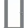 HÖRMANN Innentür Ultramatt Staubgrau Duradecor Proline Concepto Mit Lichtausschnitt LA-DIN