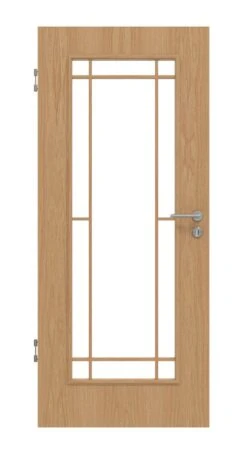 HÖRMANN Innentür Georgia 1 Weißeiche Duradecor ClassicLine Mit Lichtausschnitt LA Lugano