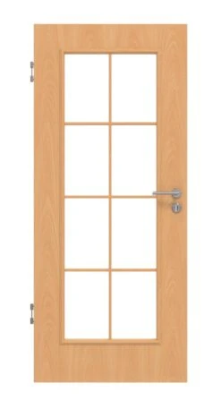 HÖRMANN Innentür Georgia 1 Französische Buche Duradecor ClassicLine Mit Lichtausschnitt LA Sprosse 2/4