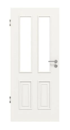 HÖRMANN Innentür Georgia 4 Verkehrsweiß RAL 9016 Duradecor ClassicLine Mit Lichtausschnitt LA