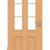 HÖRMANN Innentür Georgia 4 Französische Buche Duradecor ClassicLine Mit Lichtausschnitt LA Sprosse 1/3