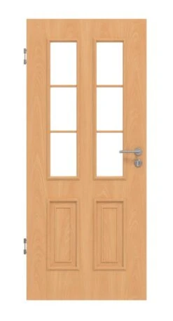 HÖRMANN Innentür Georgia 4 Französische Buche Duradecor ClassicLine Mit Lichtausschnitt LA Sprosse 1/3