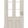 HÖRMANN Innentür Georgia 4 Gebürstete Salzeiche Duradecor ClassicLine Mit Lichtausschnitt LA Sprosse 1/3