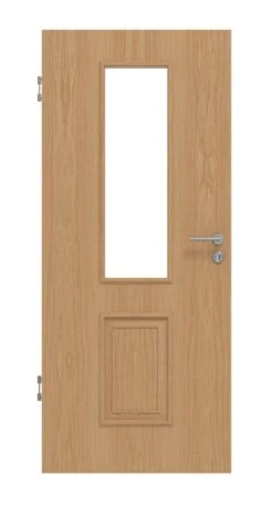 HÖRMANN Innentür Georgia 5 Weißeiche Duradecor ClassicLine Mit Lichtausschnitt LA