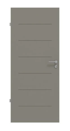 HÖRMANN Innentür Groove 11 Staubgrau RAL 7037 Lack DesignLine