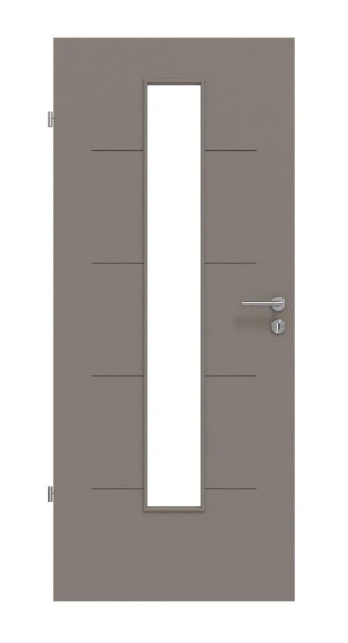 HÖRMANN Innentür Groove 14 Taupe RAL 7048 Lack DesignLine Mit Lichtausschnitt LA 24 Mittig 1 HÖRMANN Innentür Groove 14 Taupe RAL 7048 Lack DesignLine Mit Lichtausschnitt LA 24 Mittig