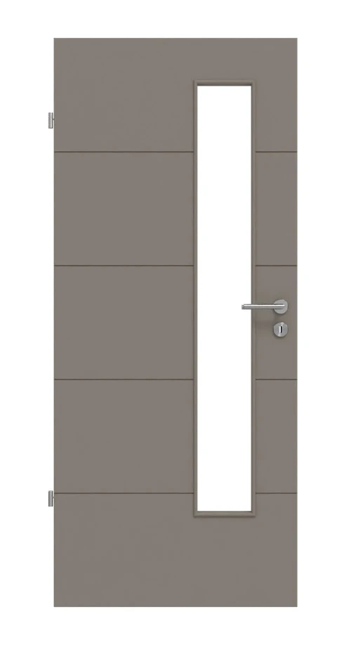 HÖRMANN Innentür Groove 15 Taupe RAL 7048 Lack DesignLine Mit Lichtausschnitt LA 24 Schlossseitig 1 HÖRMANN Innentür Groove 15 Taupe RAL 7048 Lack DesignLine Mit Lichtausschnitt LA 24 Schlossseitig
