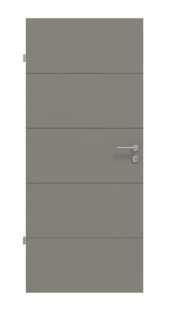 HÖRMANN Innentür Groove 15 Staubgrau RAL 7037 Lack DesignLine