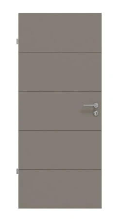 HÖRMANN Innentür Groove 15 Taupe RAL 7048 Lack DesignLine