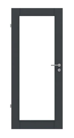 HÖRMANN Innentür Groove 16 Anthrazit RAL 7016 Lack DesignLine Mit Lichtausschnitt LA 27