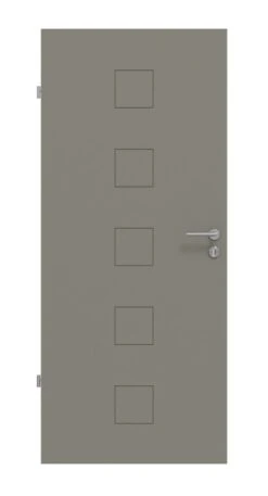 HÖRMANN Innentür Groove 19 Staubgrau RAL 7037 Lack DesignLine
